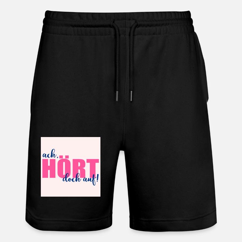ARRÊTEZ DE DIRE - Short de jogging bio TRAINER Stanley/Stella unisexe - noir