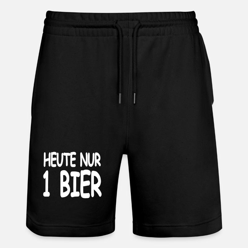 Bier - Stanley/Stella Unisex Bio Joggingshorts Trainer  - Schwarz