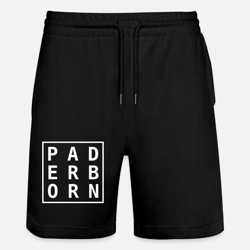 paderborn_3x3w - Stanley/Stella Unisex Bio Joggingshorts Trainer - Schwarz