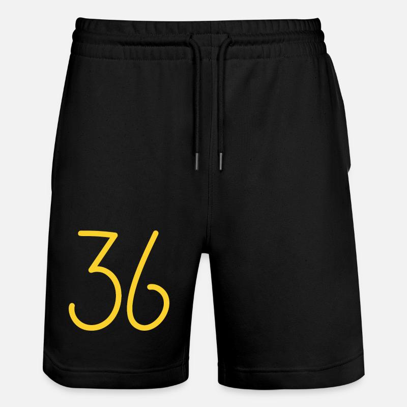 36 - Short de jogging bio TRAINER Stanley/Stella unisexe - noir