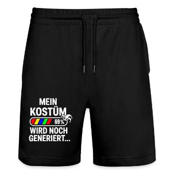 Le costume est encore en train d’être produit Carnaval de Cologne Carnaval - Short de jogging bio TRAINER Stanley/Stella unisexe - noir - Devant - Nik (191cm) & Marisol (170cm)