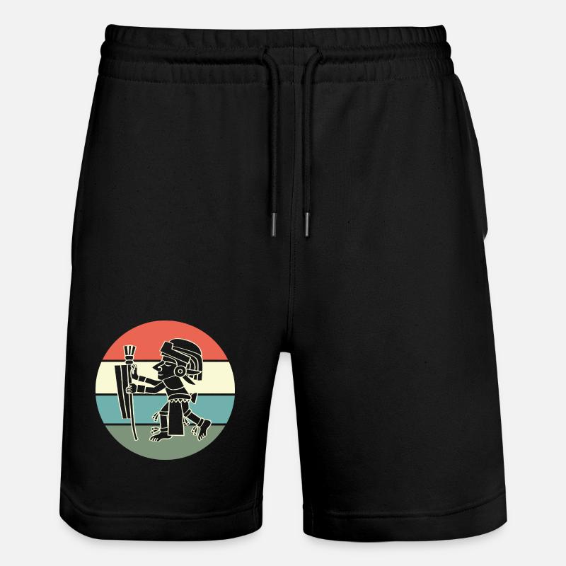 Inca du calendrier maya aztèque - Short de jogging bio TRAINER Stanley/Stella unisexe - noir