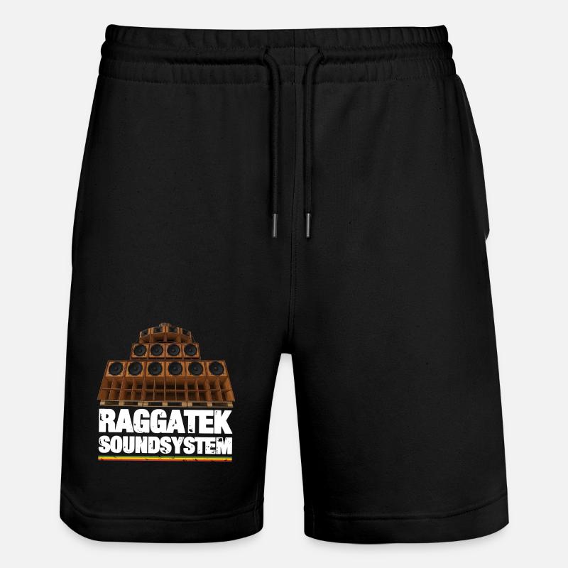 Raggatek - Short de jogging bio TRAINER Stanley/Stella unisexe - noir