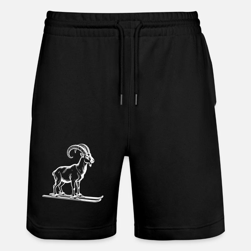 Buffo stecco per gli sciatori - Pantaloncini da jogger ecologici unisex Trainer di Stanley/Stella - nero