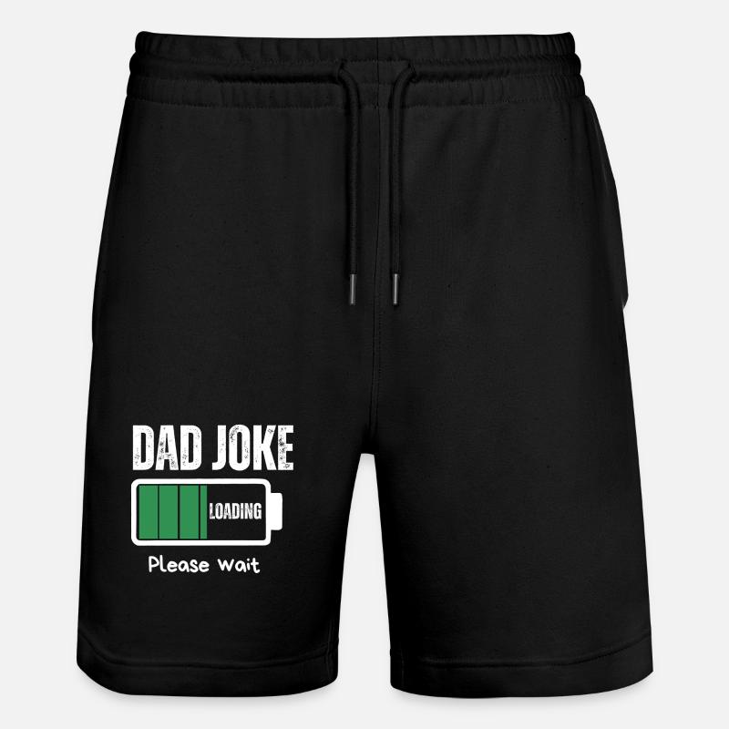 BLAGUE DE PAPA - Short de jogging bio TRAINER Stanley/Stella unisexe - noir