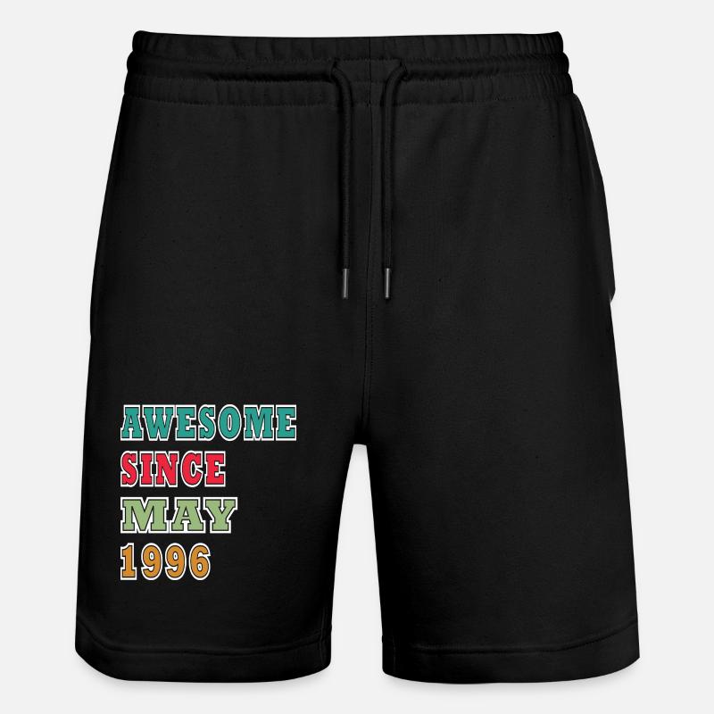 Génial depuis mai 1996 - Short de jogging bio TRAINER Stanley/Stella unisexe - noir