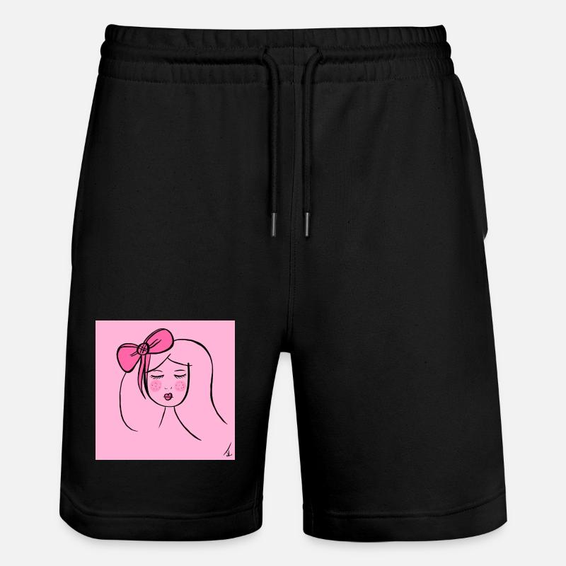 Fille Rose - Short de jogging bio TRAINER Stanley/Stella unisexe - noir
