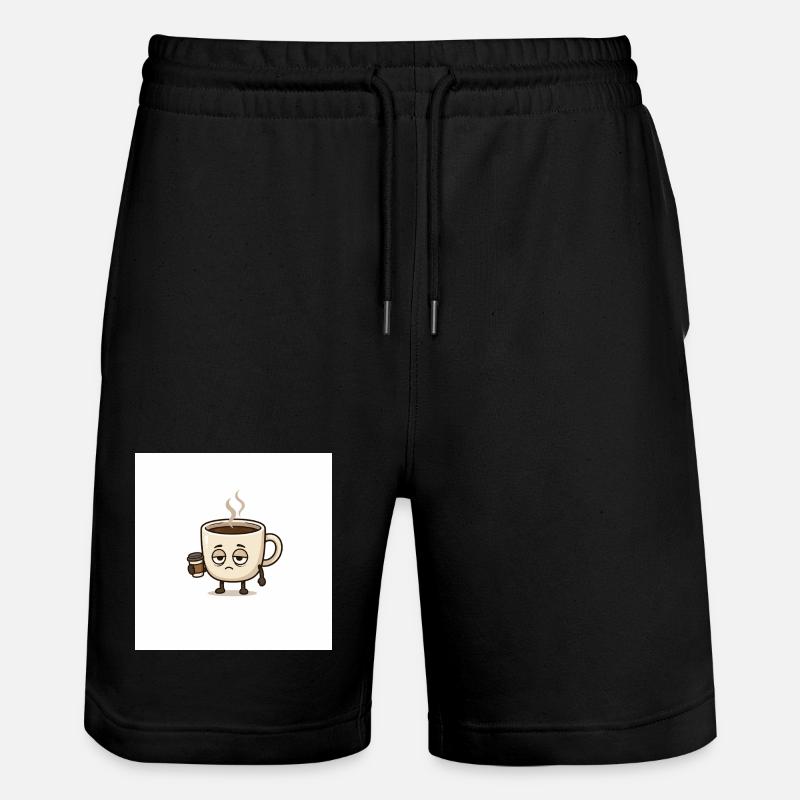 Ich bin müde - Stanley/Stella Unisex Bio Joggingshorts Trainer  - Schwarz
