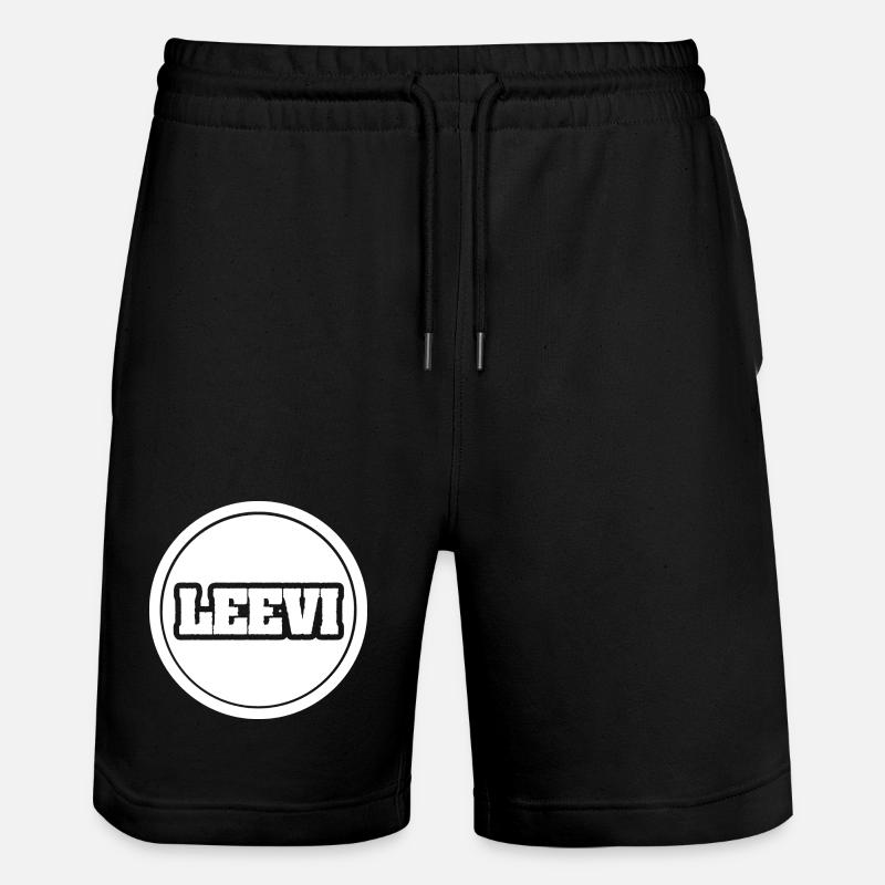 Leevi - Stanley/Stella Unisex Bio Joggingshorts Trainer  - Schwarz