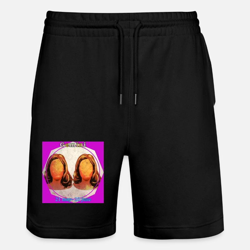 Jumeaux - Short de jogging bio TRAINER Stanley/Stella unisexe - noir