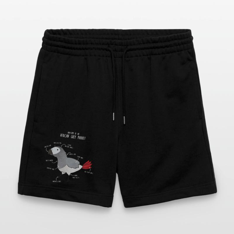 Ball Python Anatomy Stanley/Stella Trainer Unisex Organic Jogging Shorts
