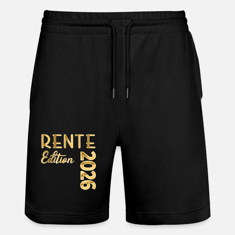 Dons pour les pensionnés 2026 - Short de jogging bio TRAINER Stanley/Stella unisexe - noir