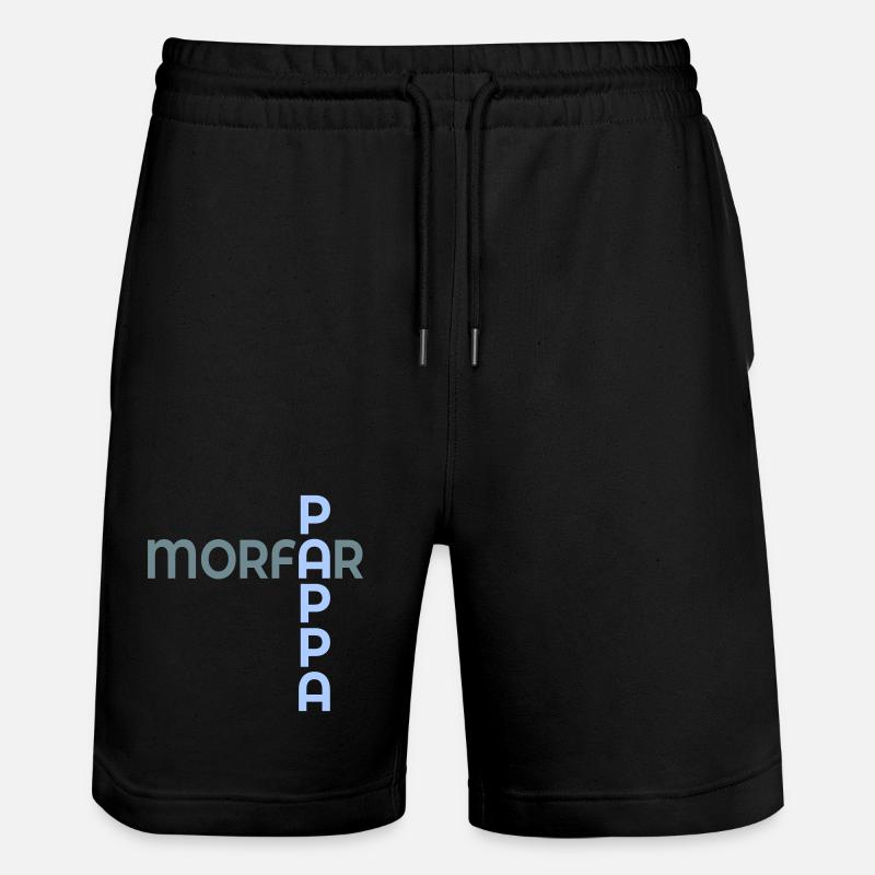 Papa du bébé Grand-père - Short de jogging bio TRAINER Stanley/Stella unisexe - noir