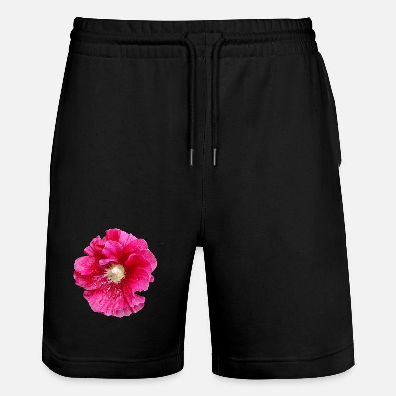 Hollyhock_in_Rain - Short de jogging bio TRAINER Stanley/Stella unisexe - noir