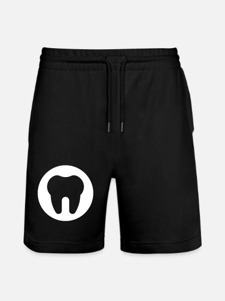 Tooth, Dentist, Dental Practice - Stanley/Stella Trainer Unisex Organic Jogging Shorts - black
