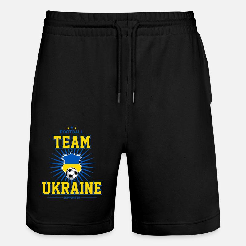 Ukraine - Short de jogging bio TRAINER Stanley/Stella unisexe - noir