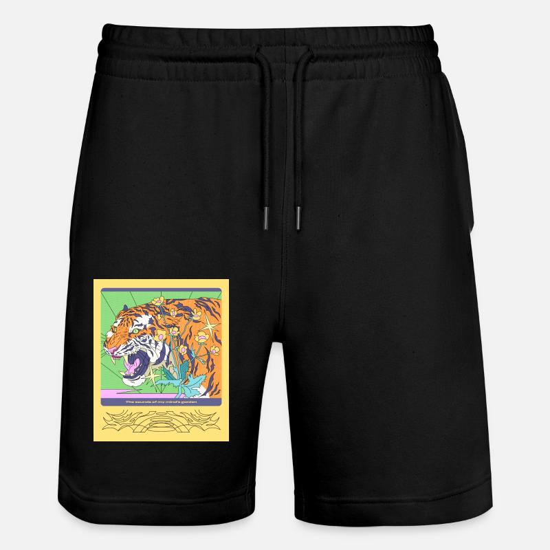 Tiger et une citation! - Short de jogging bio TRAINER Stanley/Stella unisexe - noir