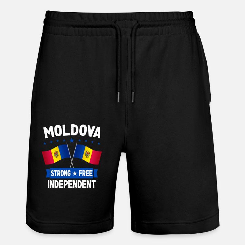 Moldavie - Short de jogging bio TRAINER Stanley/Stella unisexe - noir