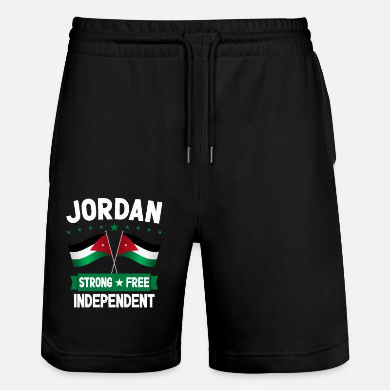 Jordanie - Short de jogging bio TRAINER Stanley/Stella unisexe - noir
