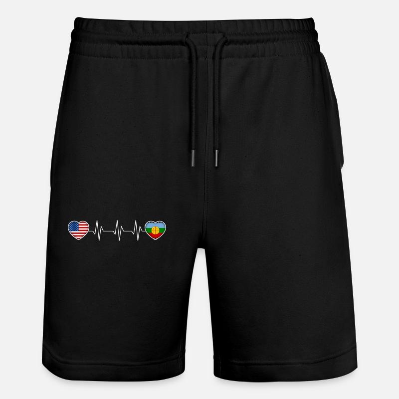 Mapuche - Short de jogging bio TRAINER Stanley/Stella unisexe - noir