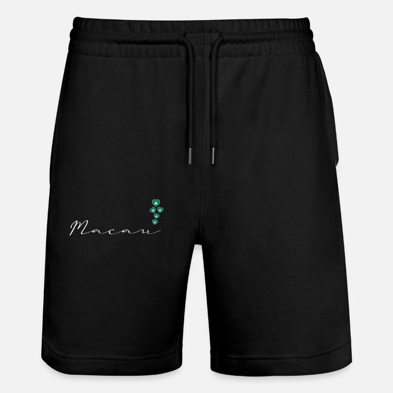 Macao - Short de jogging bio TRAINER Stanley/Stella unisexe - noir