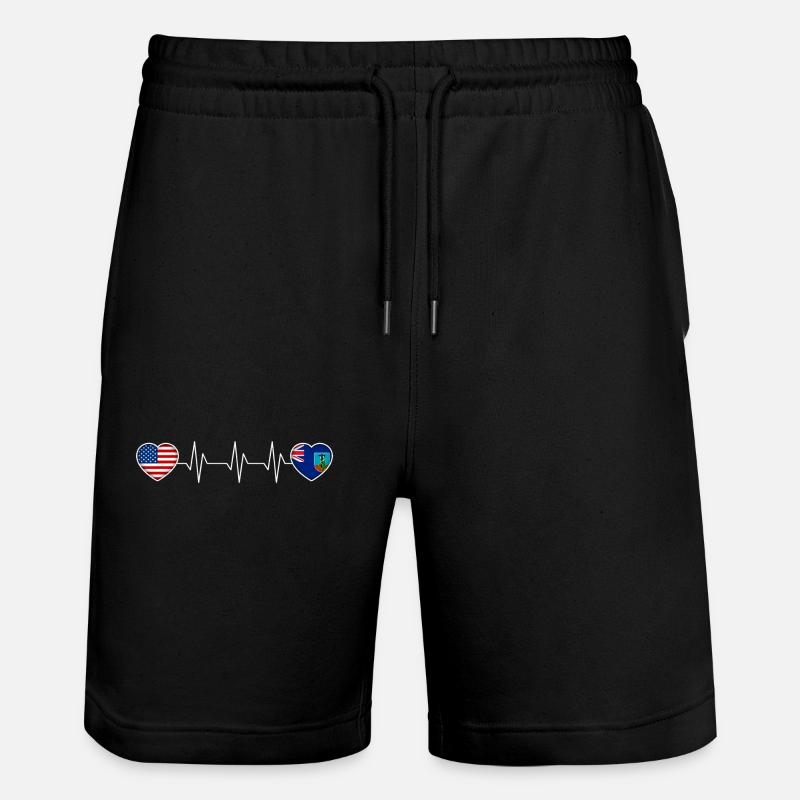 Montserrat - Short de jogging bio TRAINER Stanley/Stella unisexe - noir