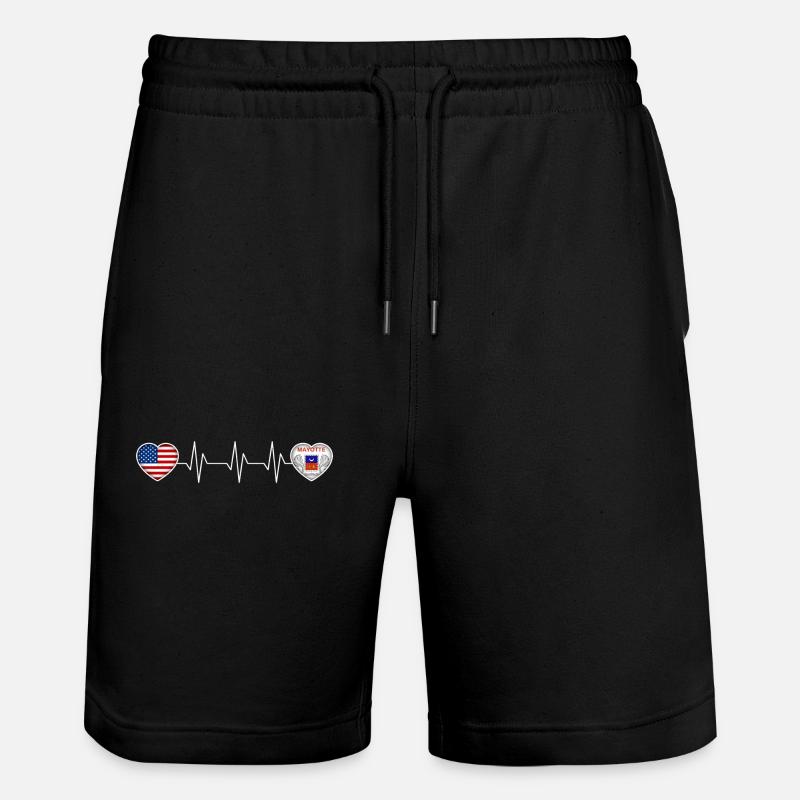 Mayotte - Short de jogging bio TRAINER Stanley/Stella unisexe - noir