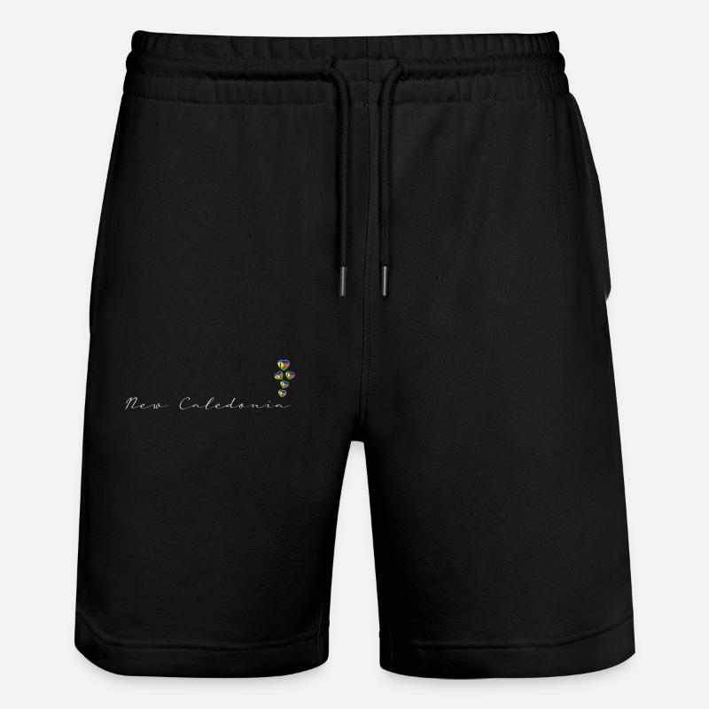 Nouvelle Calédonie - Short de jogging bio TRAINER Stanley/Stella unisexe - noir