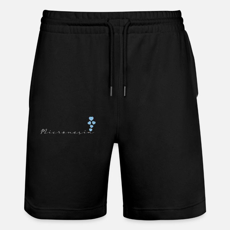 Micronésie - Short de jogging bio TRAINER Stanley/Stella unisexe - noir