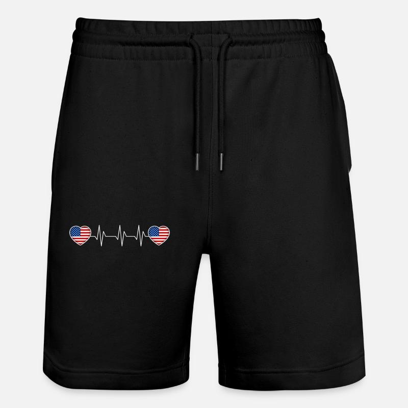 Amérique du Nord - Short de jogging bio TRAINER Stanley/Stella unisexe - noir