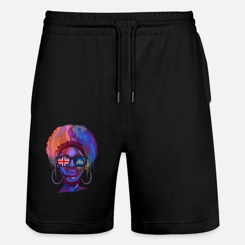 Ascension - Stanley/Stella Unisex Bio Joggingshorts Trainer  - Schwarz