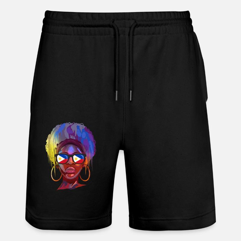 Philippines - Short de jogging bio TRAINER Stanley/Stella unisexe - noir