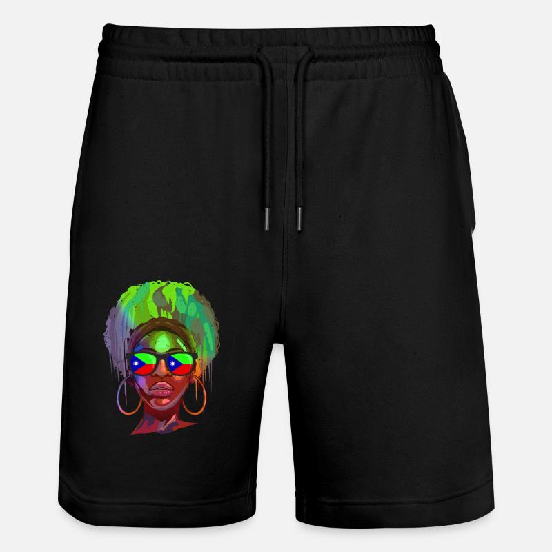 Baloutchistan - Short de jogging bio TRAINER Stanley/Stella unisexe - noir