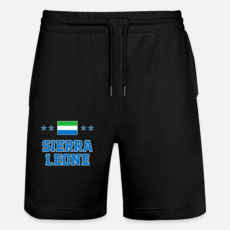 Sierra Leone - Short de jogging bio TRAINER Stanley/Stella unisexe - noir