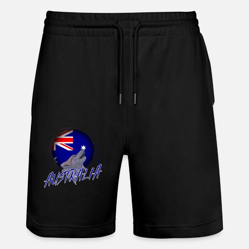 Australie - Short de jogging bio TRAINER Stanley/Stella unisexe - noir