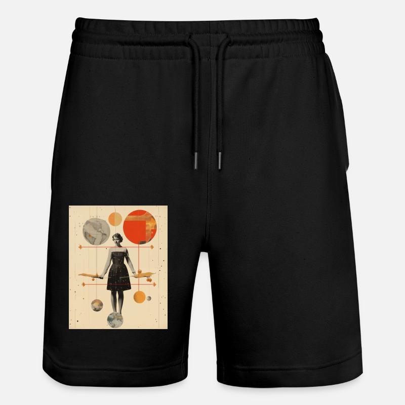 Sagittaire - Short de jogging bio TRAINER Stanley/Stella unisexe - noir