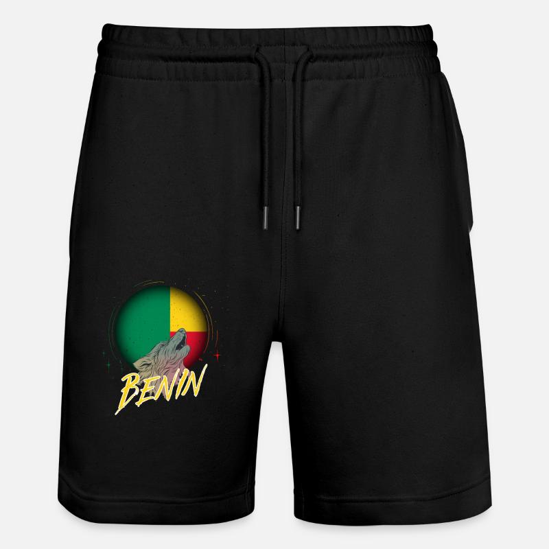 Benin - Stanley/Stella Unisex Bio Joggingshorts Trainer  - Schwarz