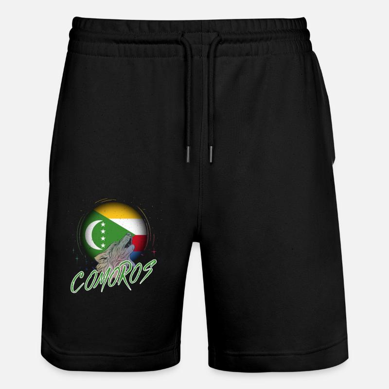 Comores - Short de jogging bio TRAINER Stanley/Stella unisexe - noir