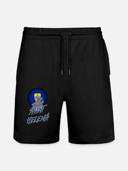 Saint Helena - Stanley/Stella Trainer Unisex Organic Jogging Shorts - black