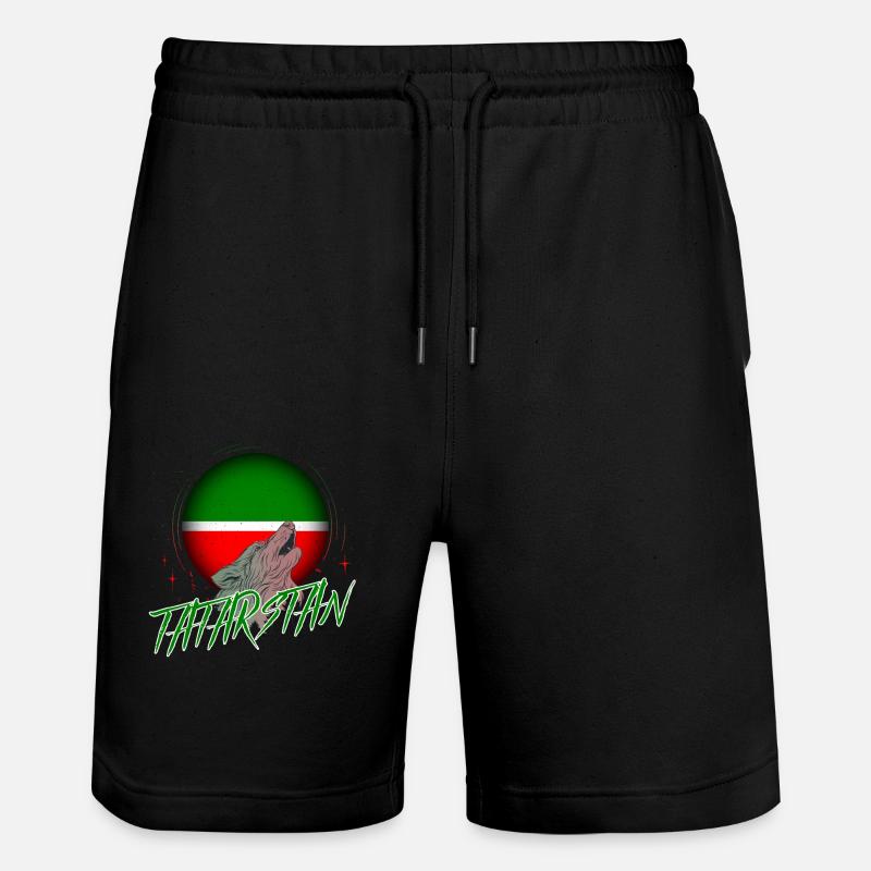 Tatarstan - Stanley/Stella Unisex Bio Joggingshorts Trainer  - Schwarz