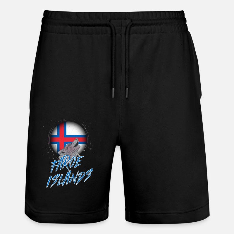 Îles Féroé - Short de jogging bio TRAINER Stanley/Stella unisexe - noir