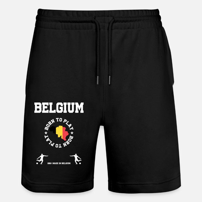 Belgique - Short de jogging bio TRAINER Stanley/Stella unisexe - noir