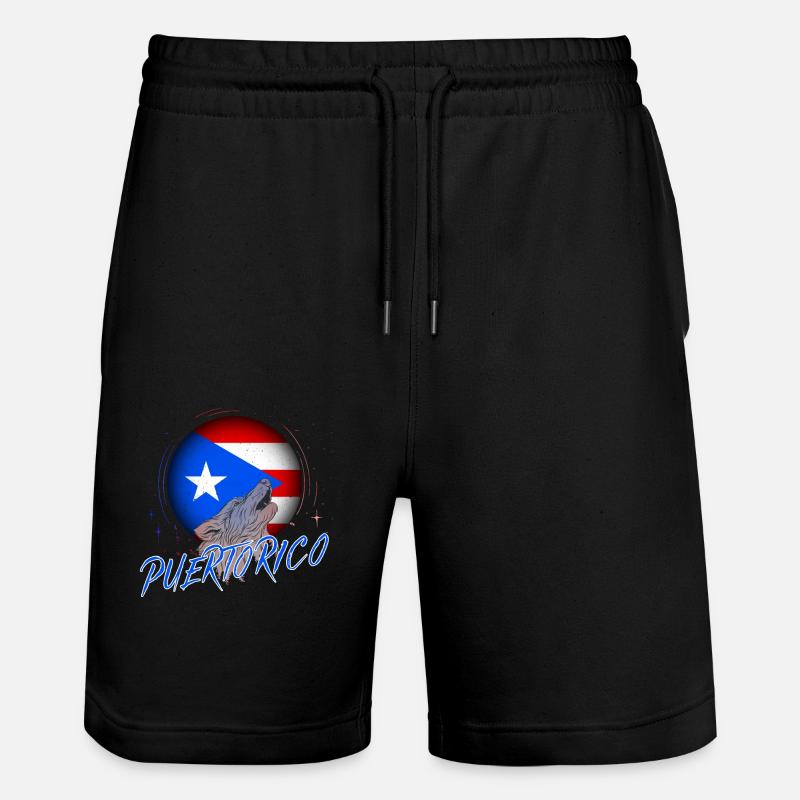 Puerto Rico - Short de jogging bio TRAINER Stanley/Stella unisexe - noir