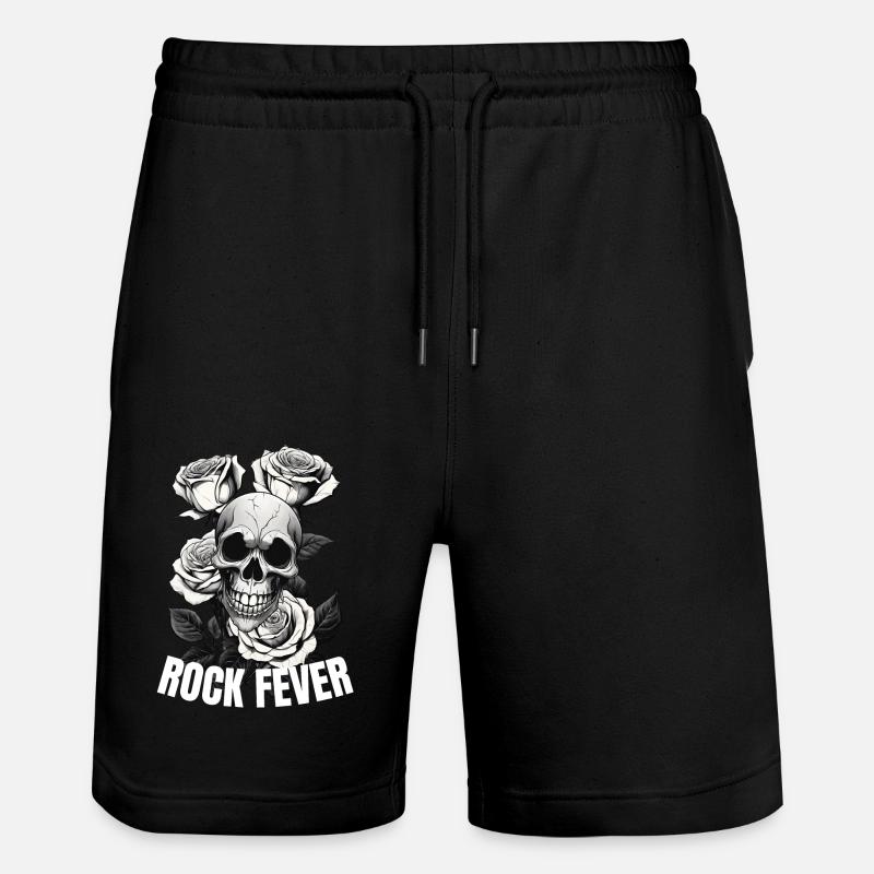 Crâne de fièvre rocheuse - Short de jogging bio TRAINER Stanley/Stella unisexe - noir