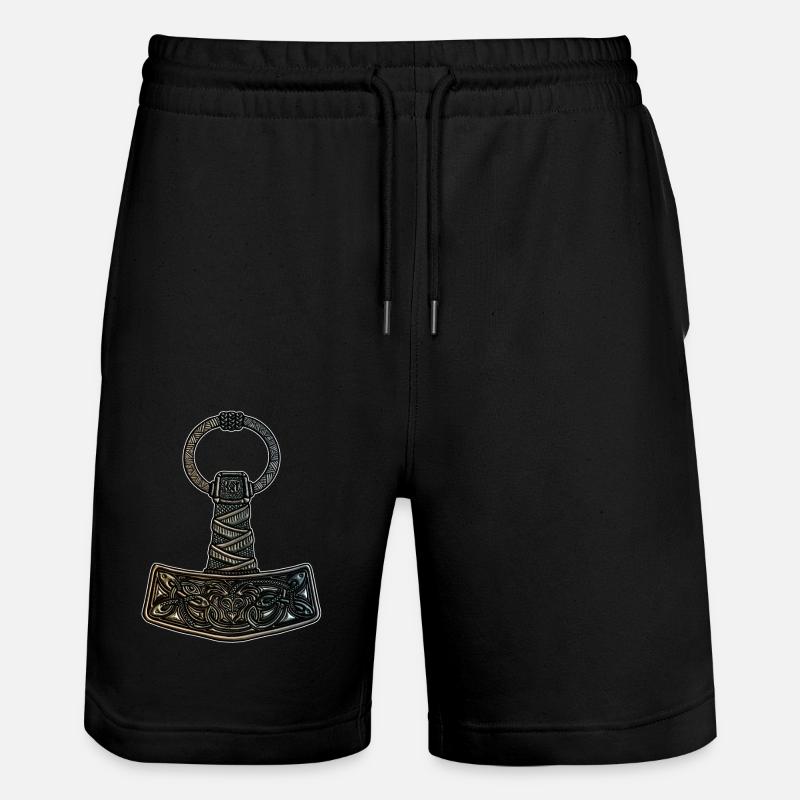 Mjölnir - Short de jogging bio TRAINER Stanley/Stella unisexe - noir