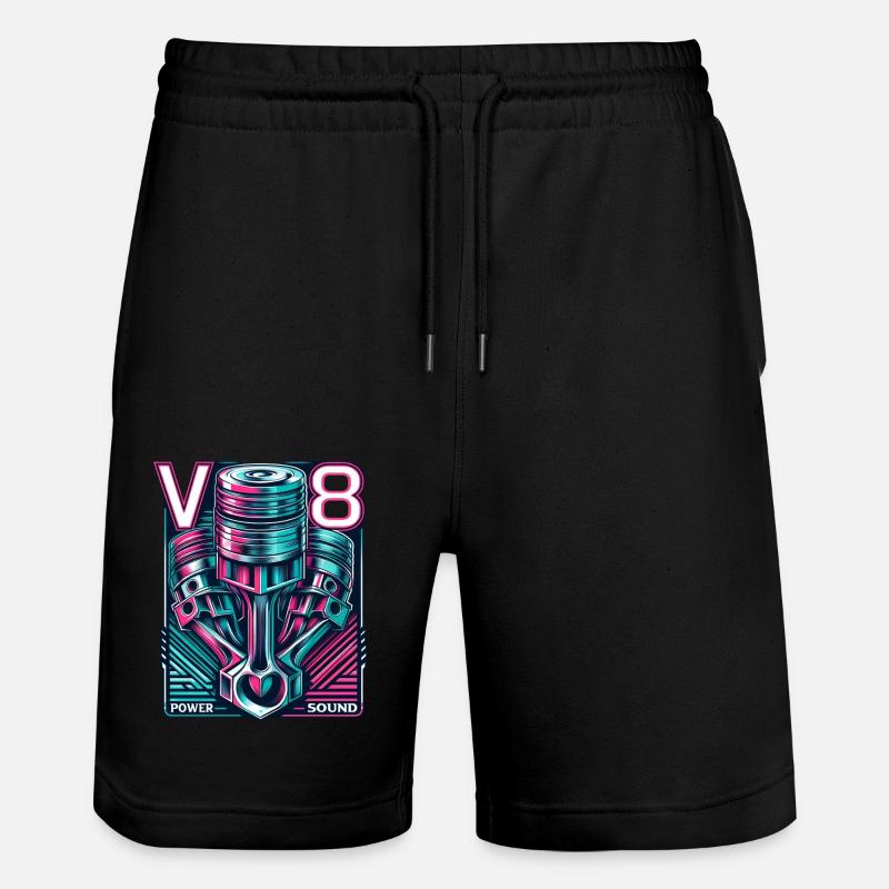 V8 - Short de jogging bio TRAINER Stanley/Stella unisexe - noir