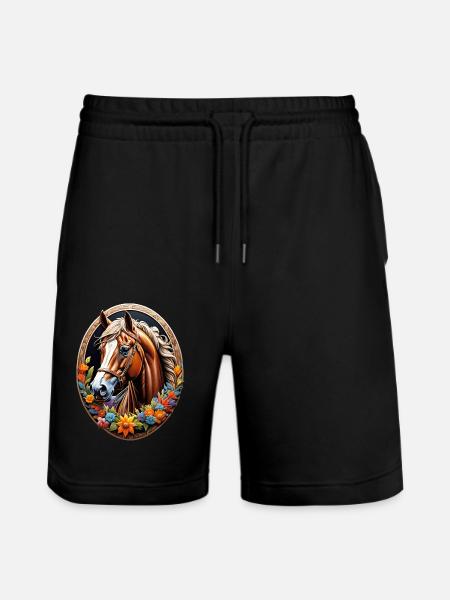 My friend - Stanley/Stella Unisex Bio Joggingshorts Trainer  - Schwarz