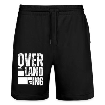 Overlanding Zubehör, Overlanding Gear, Offroad - Stanley/Stella Unisex Bio Joggingshorts Trainer  - Schwarz - Vorne - Nik (191cm) & Marisol (170cm)