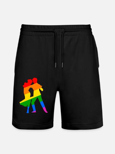 Tango LGBTQIA+ - Stanley/Stella Trainer Unisex Organic Jogging Shorts - black