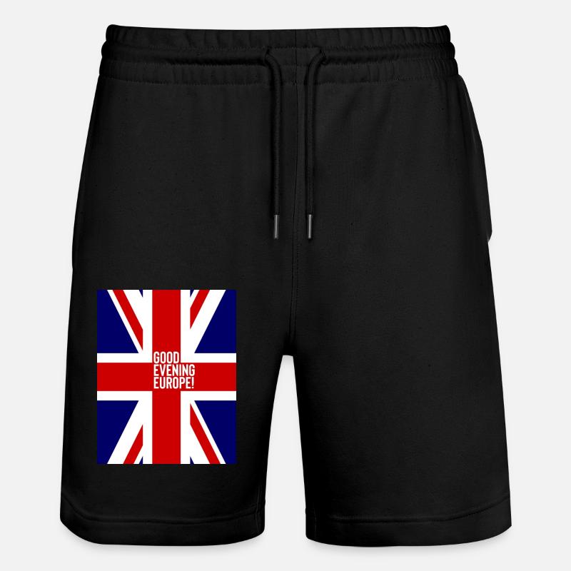 Eurovision Royaume-Uni - Short de jogging bio TRAINER Stanley/Stella unisexe - noir
